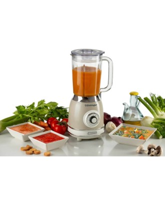 Blender cu cana din sticla, bej, Vintage, 1.5 L - ARIETE